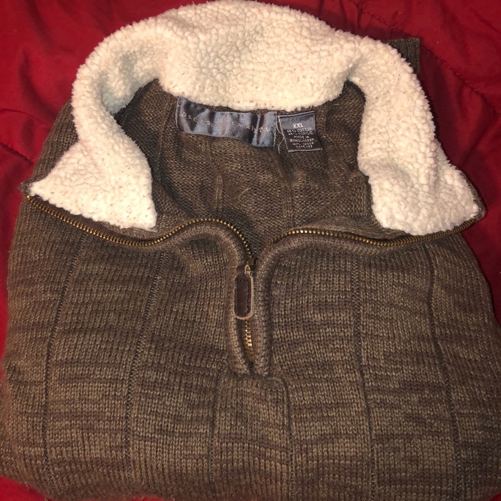 Oscar De La Renta knitwear half zip up sweatshirt